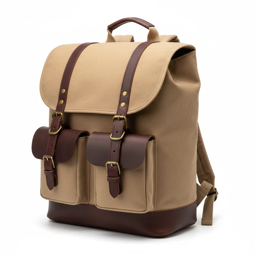 Tan Canvas Vintage Pack