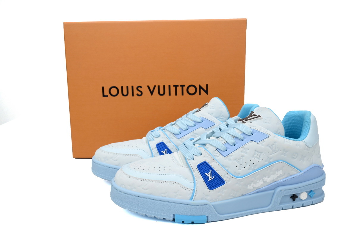 Pkkicks God Batch Tyler x LOUIS VUITTON Trainer Blue