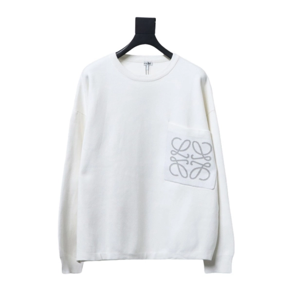 Loewe Pocket Printed Sweater 24Fw  white