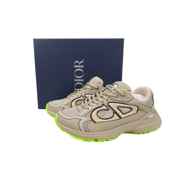 Dior 'B30' Sneakers Khaki 3SN279ZMA-16141