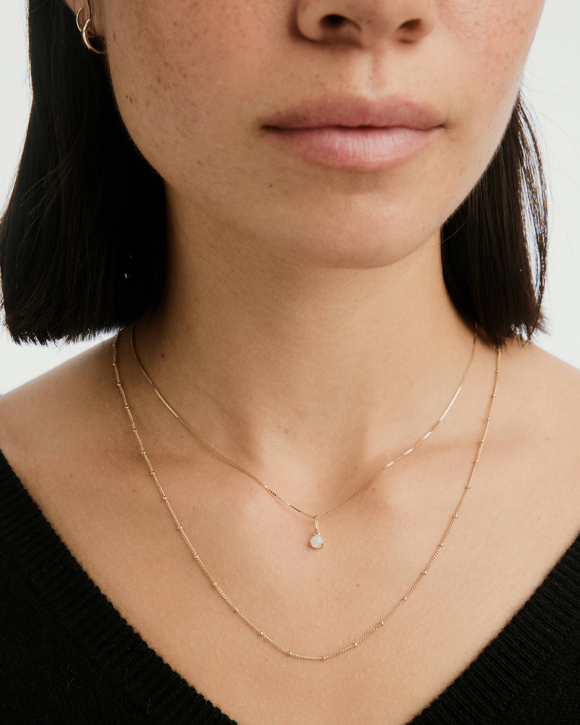 Baby Box Chain Necklace