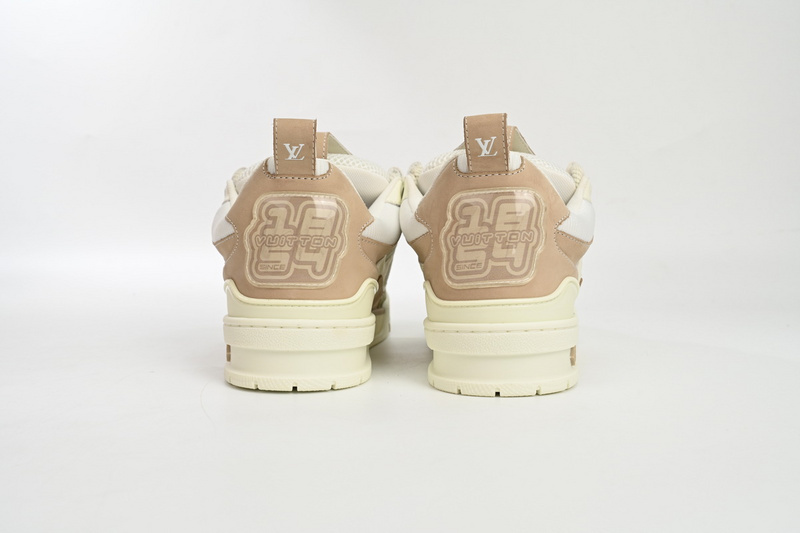 Pkkicks God Batch LOUIS VUITTON Skate Sneaker Beige White