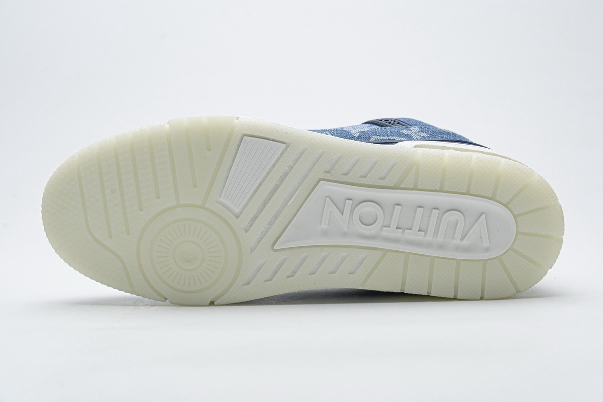 Pkkicks God Batch LOUIS VUITTON 20ss Trainer Blue Denim
