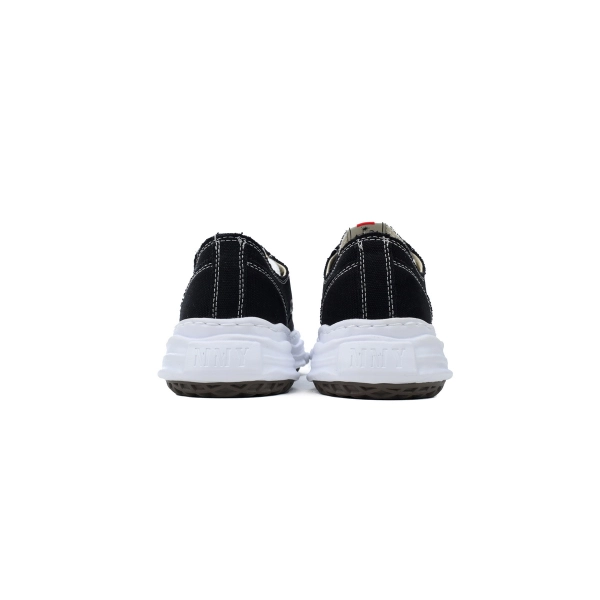 Mihara Yasuhiro Hank OG Sole Canvas Low Black And White NO.777