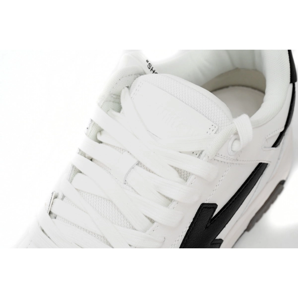 OFF-WHITE Out Of Office OOO 30 MM Low Tops Black White Blue OMIA189C99LEA0040110