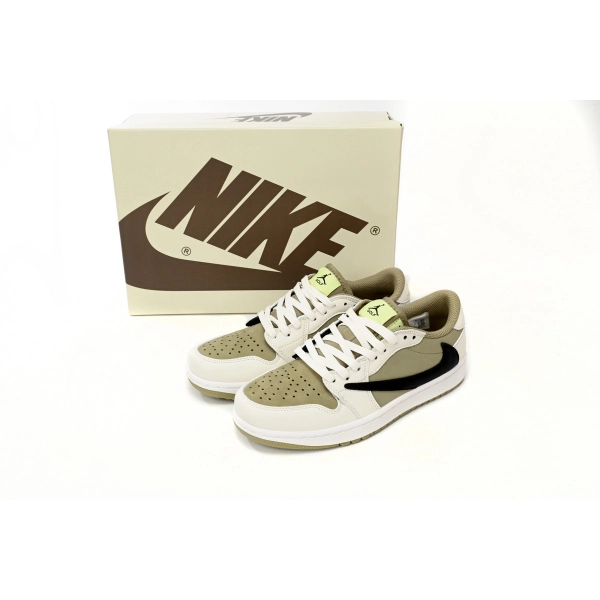 Travis Scott x Air Jordan 1 Low Golf “Olive” FZ3124-200