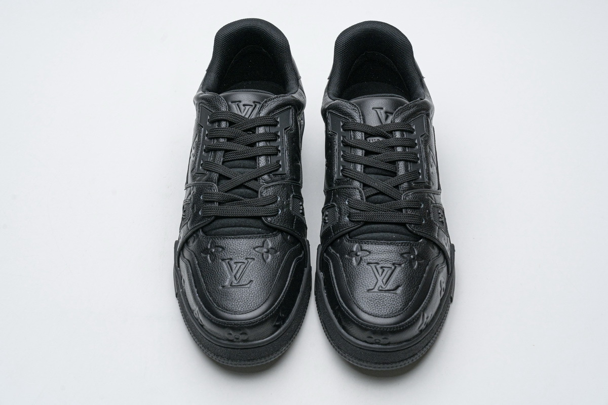 Pkkicks God Batch LOUIS VUITTON 20ss Trainer Black