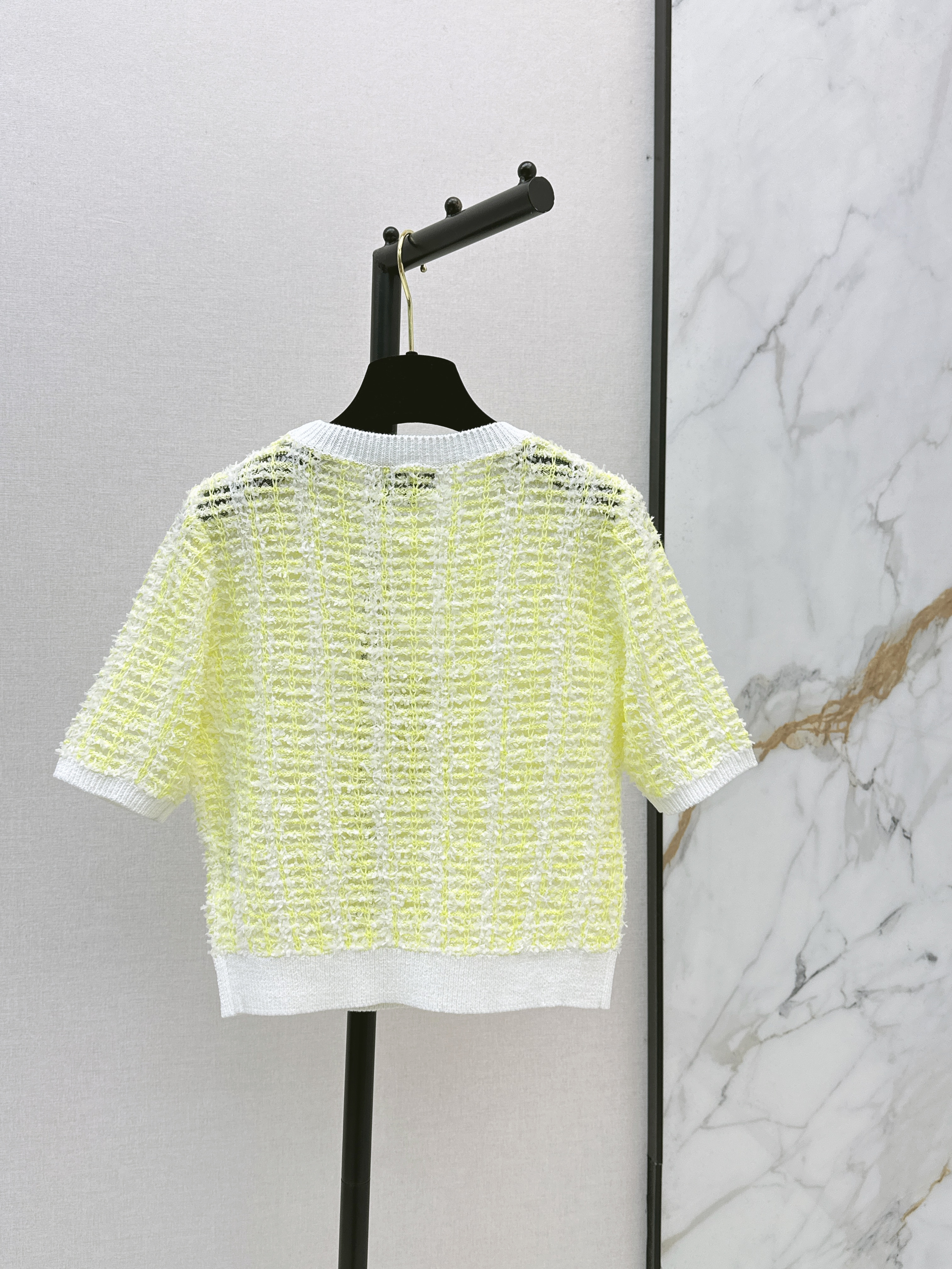 Chan New knitted short-sleeve