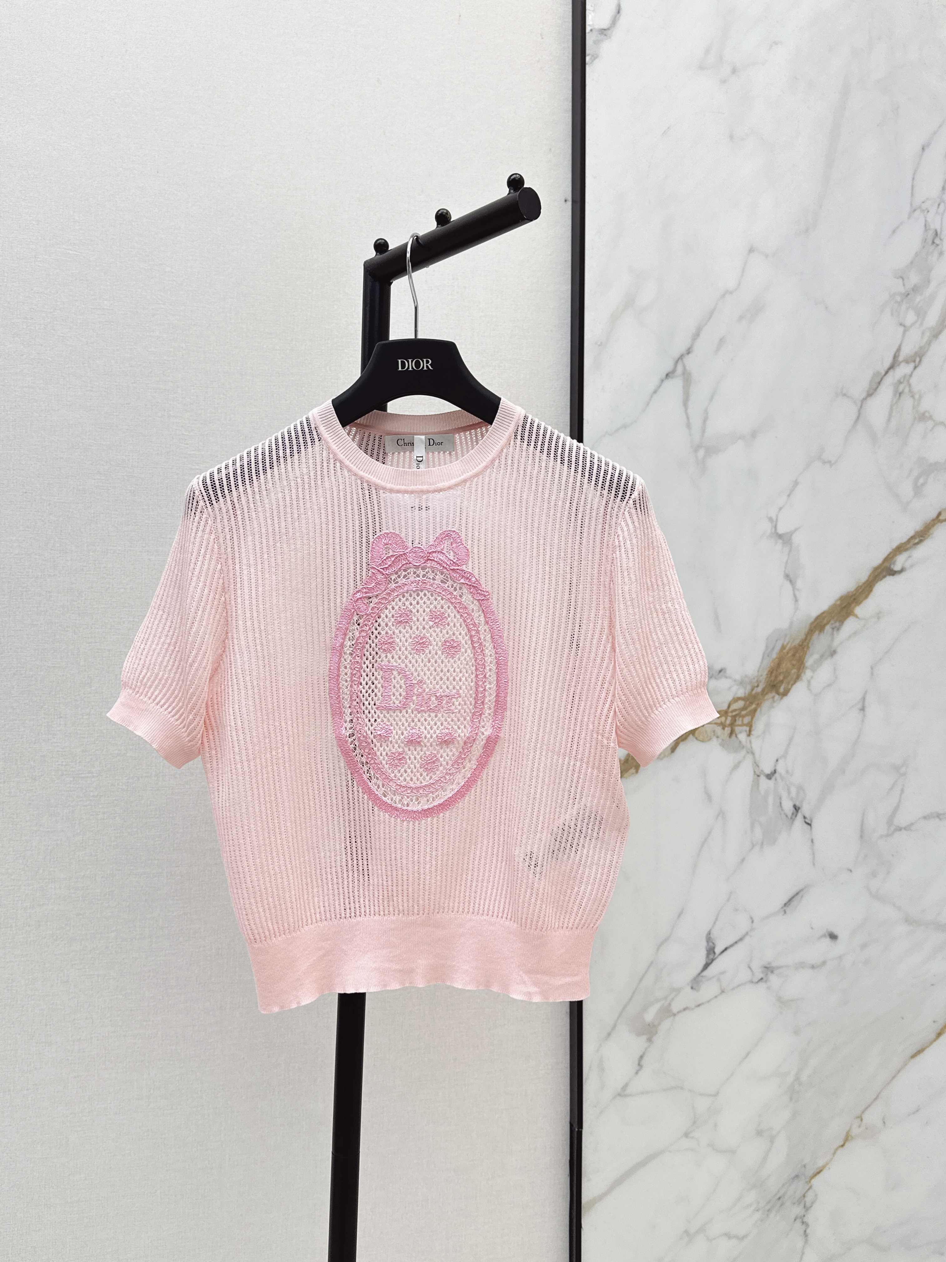 CD New Hollow knitted top