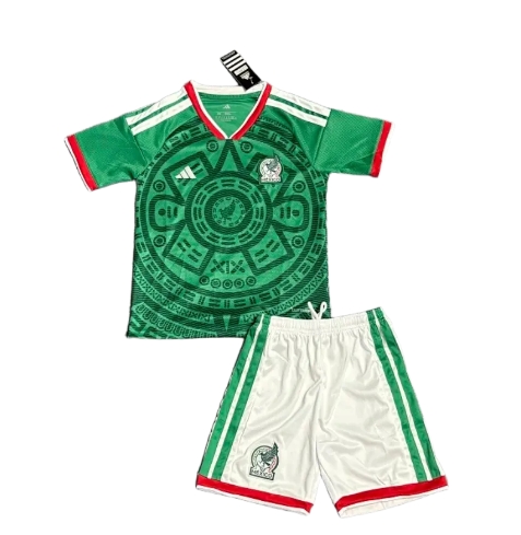 Kids 2026 Mexico Home Jersey