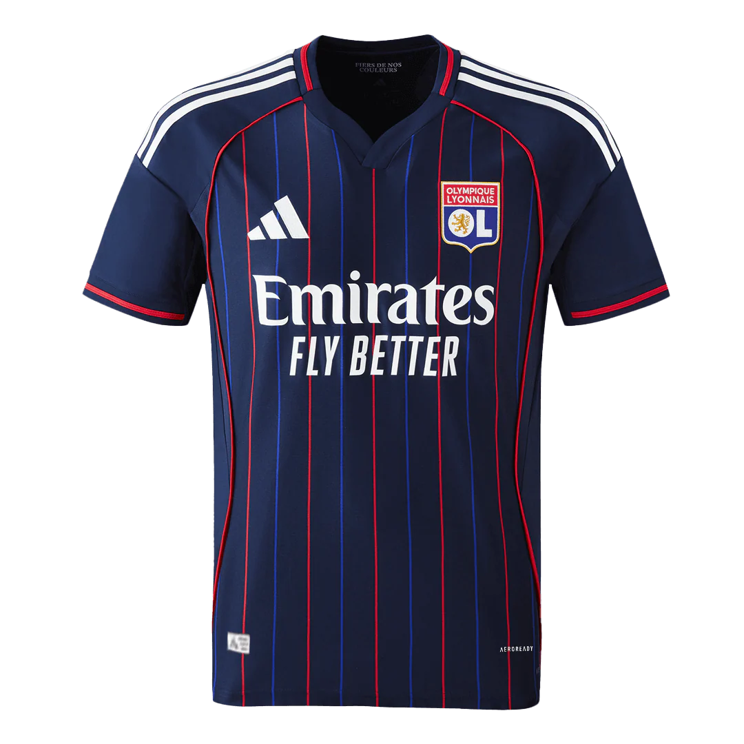 Olympique Lyonnais Away Player Version Soccer Jersey 2025/26