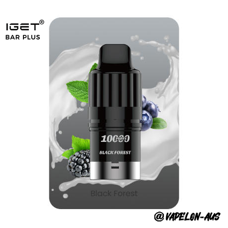 IGET BAR PLUS S3 POD 10000 Puffs - Black Forest