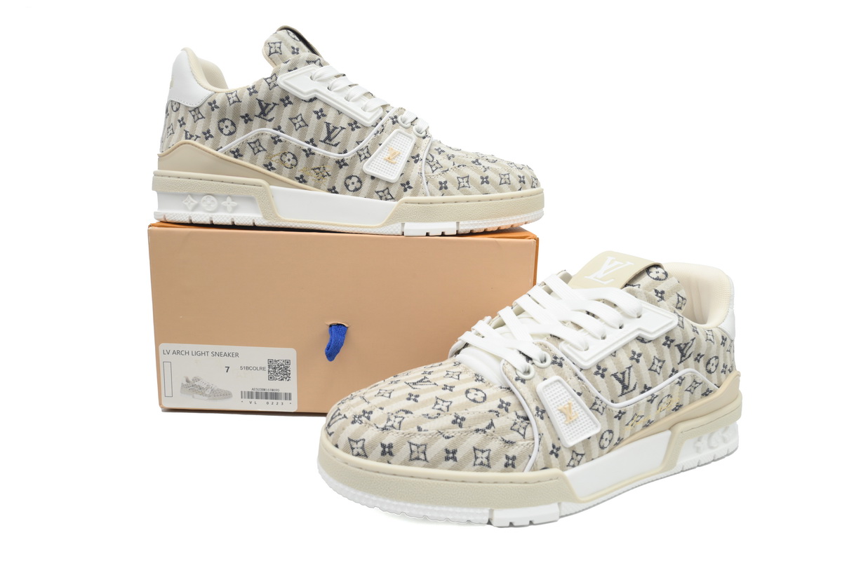 Pkkicks God Batch Louis Vuitton Trainer Brown