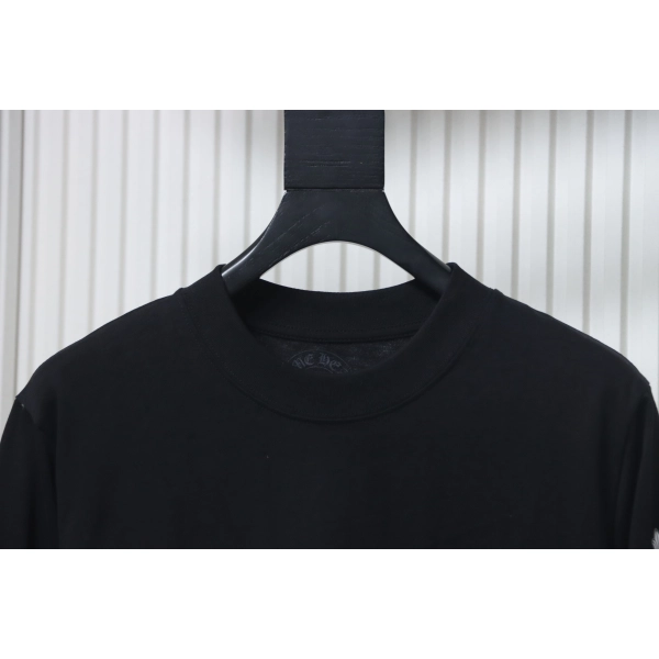 Chrome Hearts Fleur Cross Long Sleeve T-Shirt Black