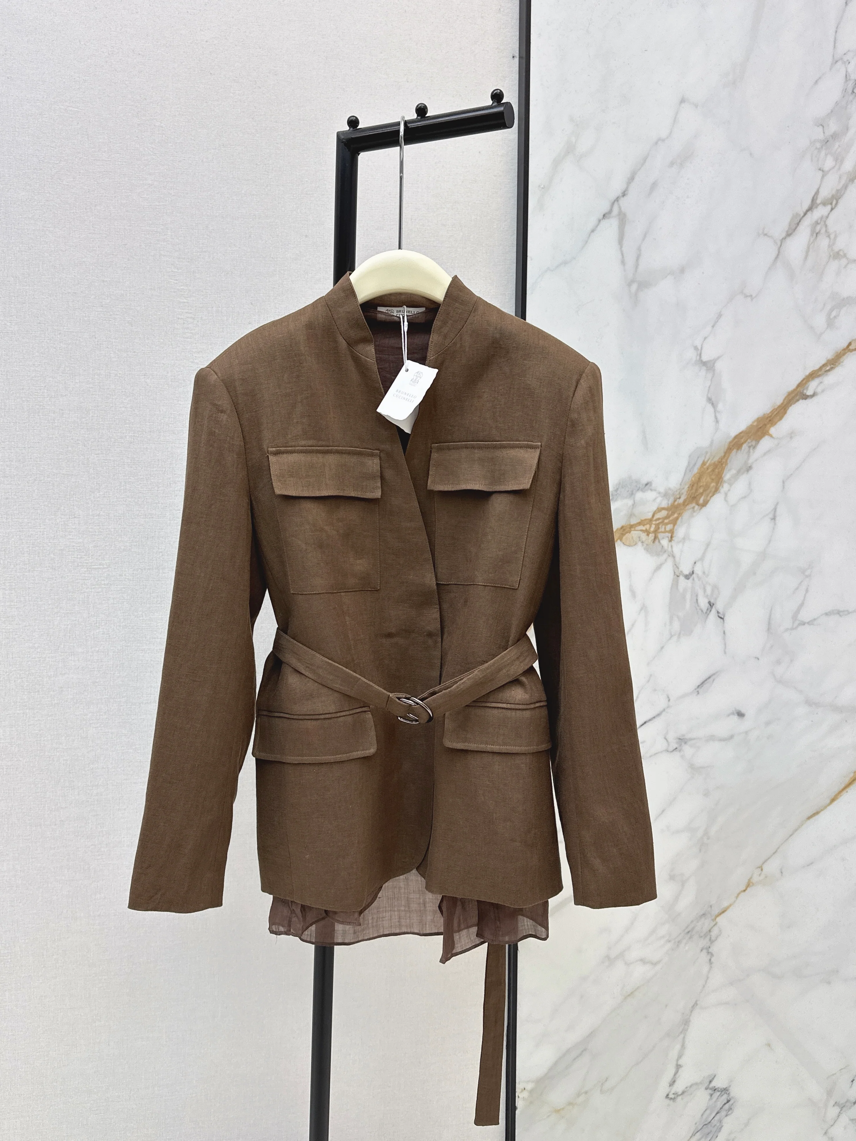 Brun NEW linen blazer