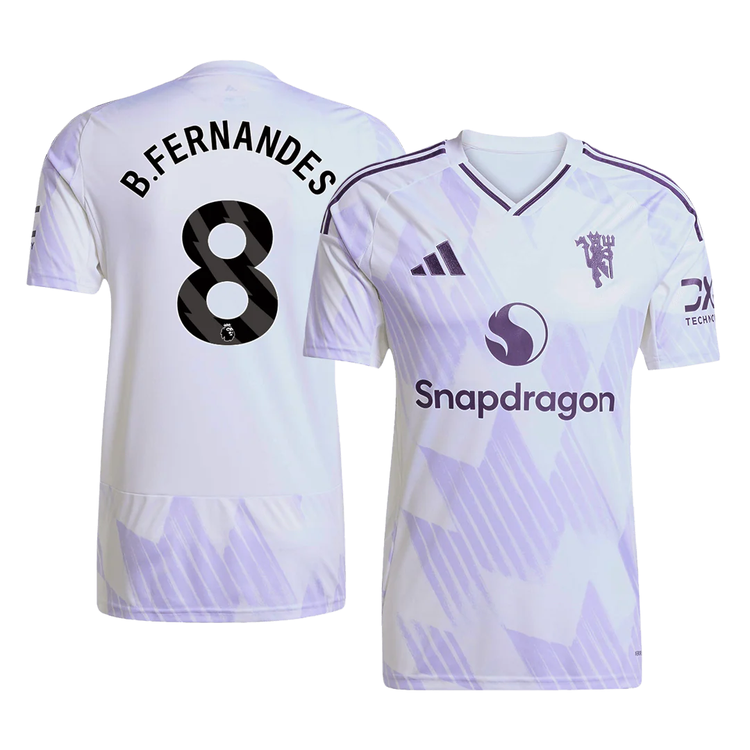 B.FERNANDES #8 Manchester United Away Soccer Jersey 2025/26