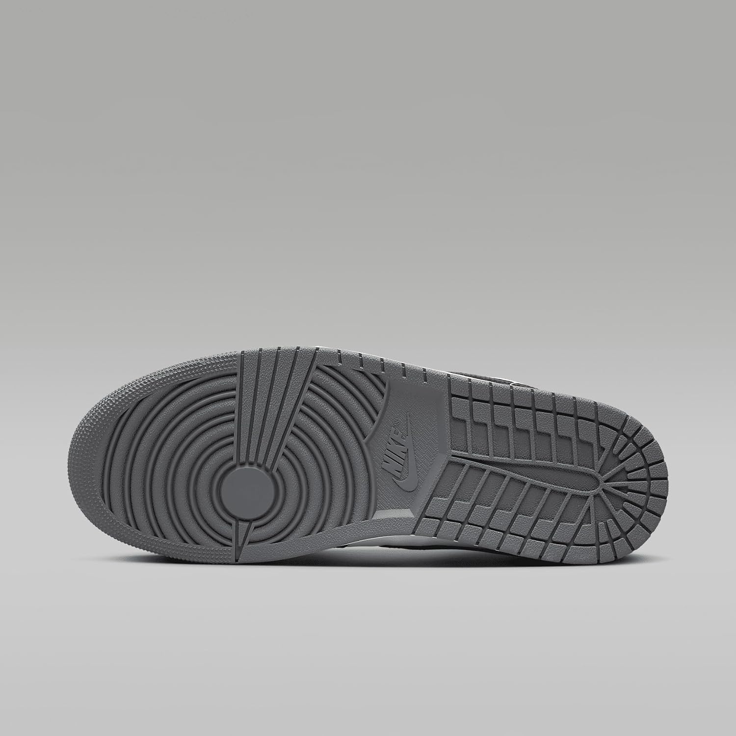 Air Jordan 1 Low - Men's Shoes (553558-152, white/iron gray/black)