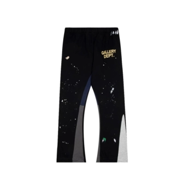 Gallery Dept. Painted Flare Sweat Pants Washed Black