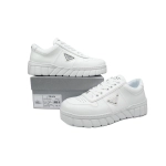 Prada Low-Top Sneakers Serrated White