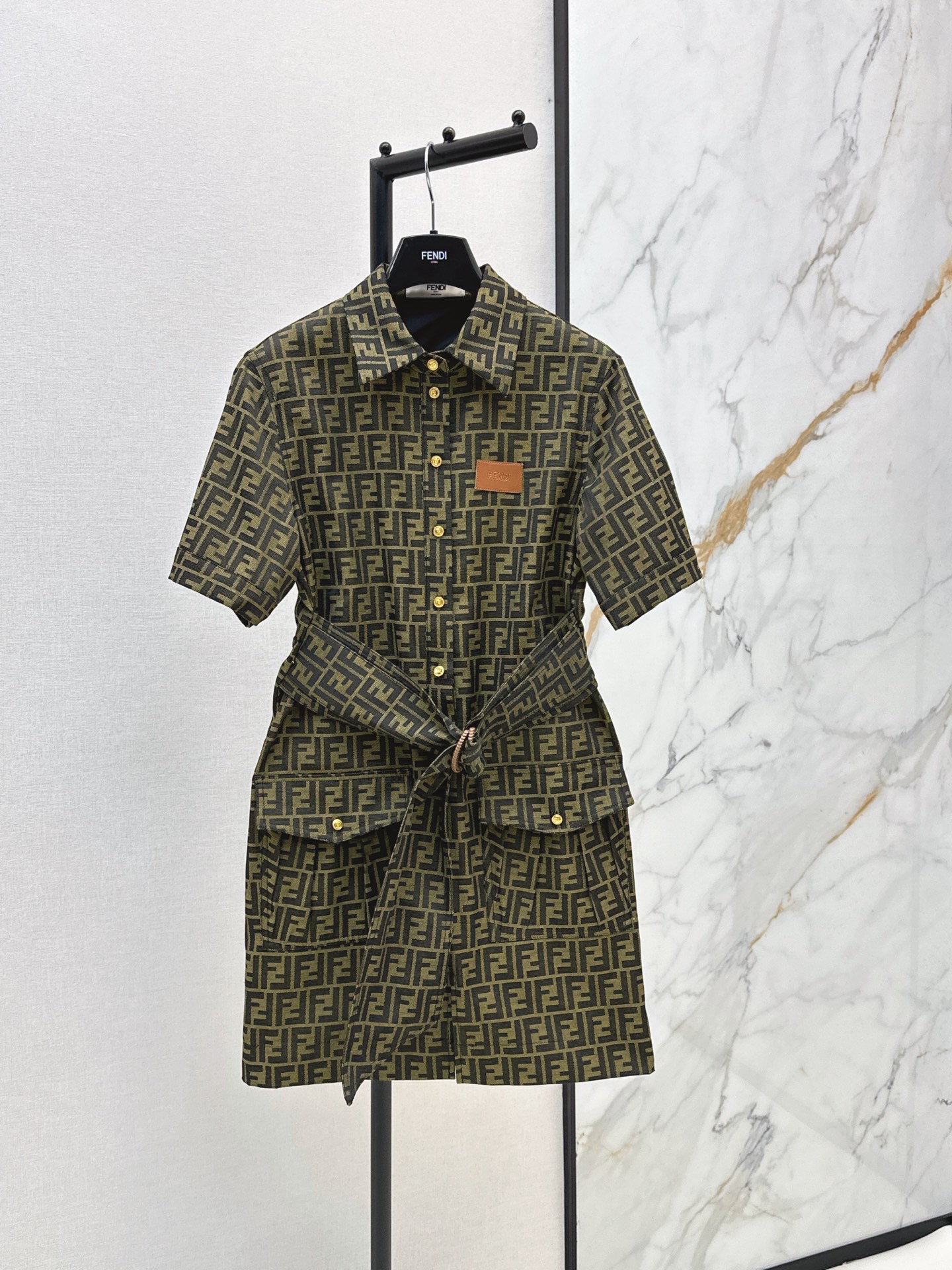 Fend New jacquard dress