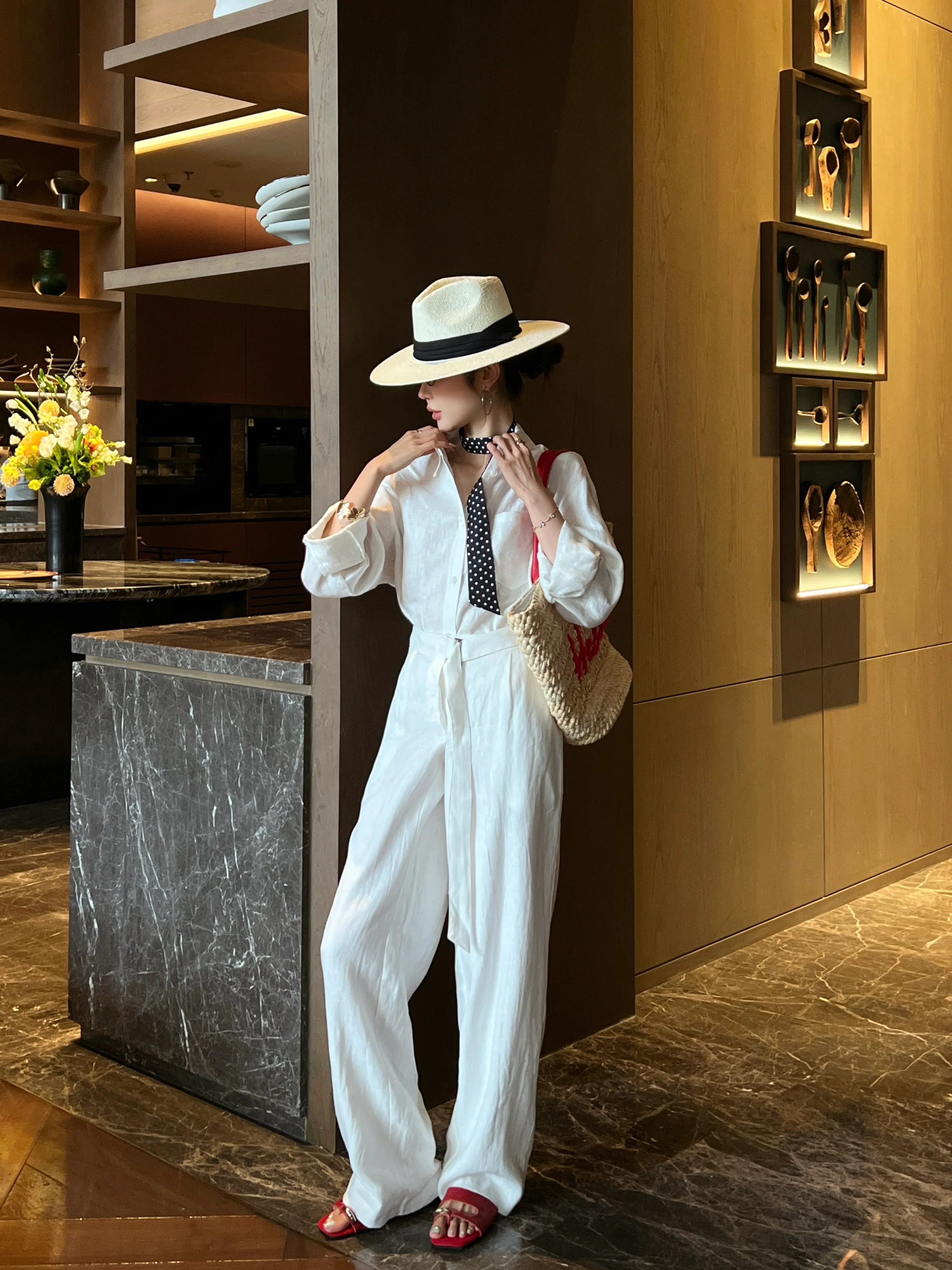 Loro NEW Straight-leg trousers