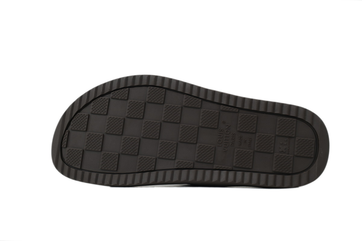 Pkkicks God Batch LOUIS VUITTON Oasis Mule Shoes Dark Brown