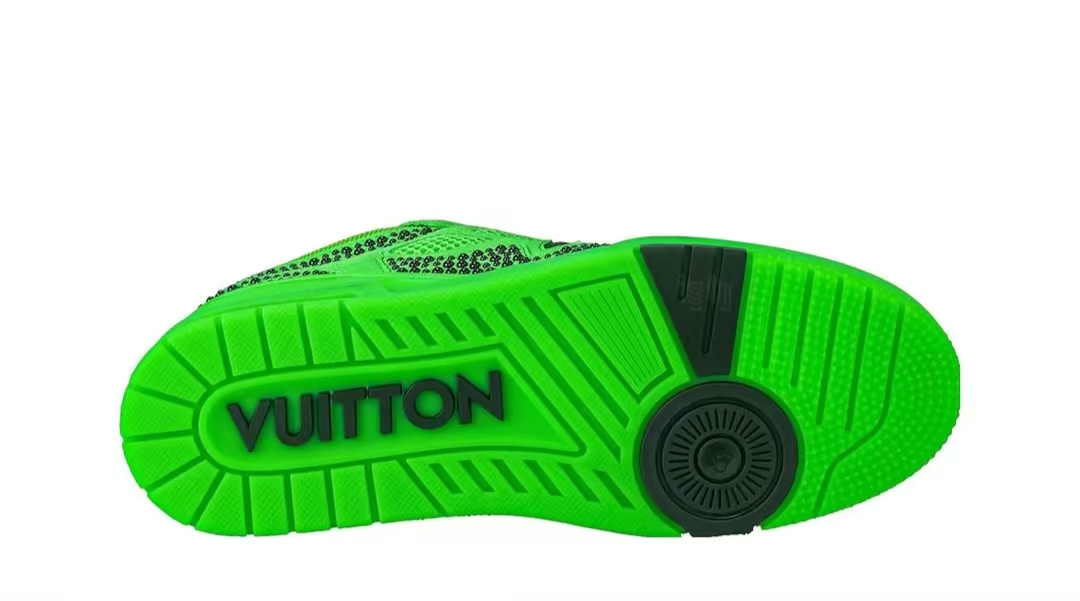 Pkkicks God Batch Louis Vuitton Skate Green and Black