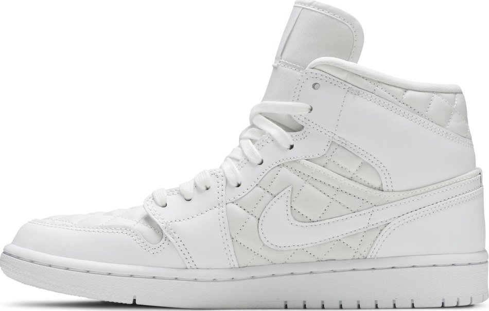 Wmns Air Jordan 1 Mid SE 'White Quilted' DB6078-100