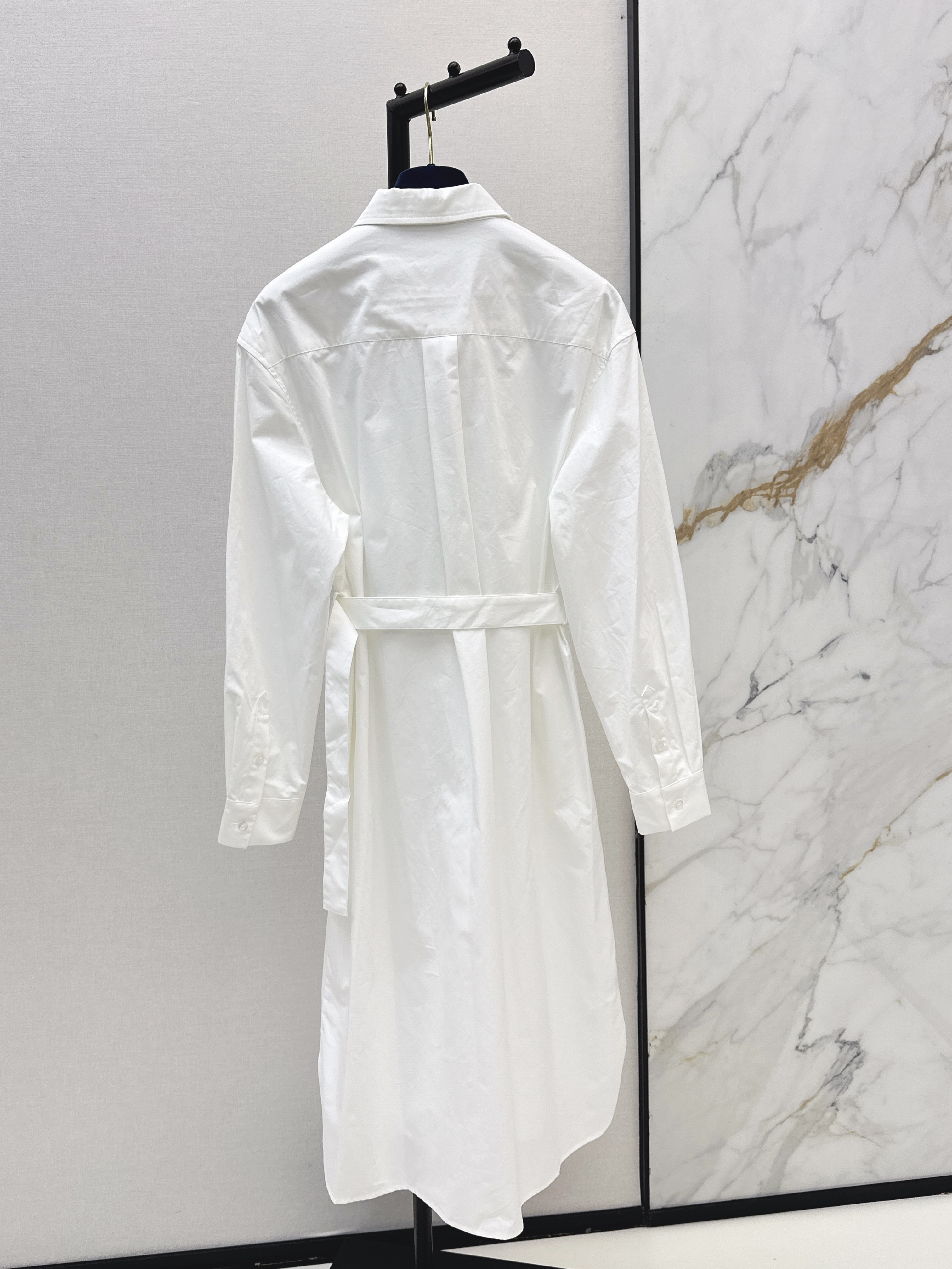 Louis New belted shirt dress