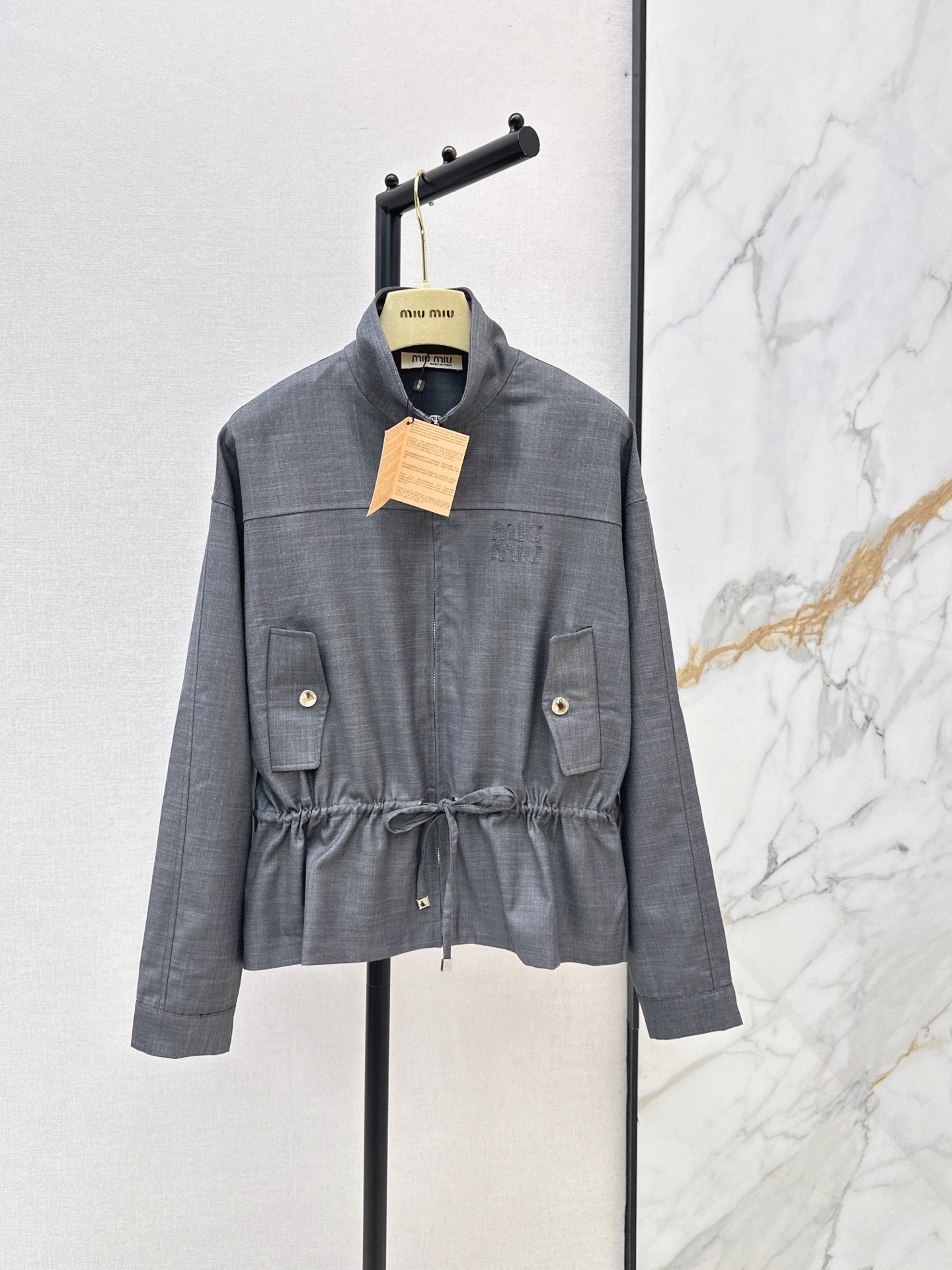 Miu New Drawstring waist top