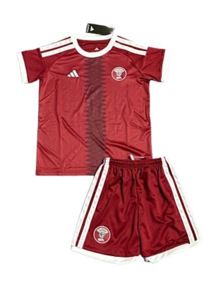 Kids 2026 Qatar Home Jersey