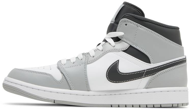 Air Jordan 1 Mid 'Light Smoke Grey' 554724-078