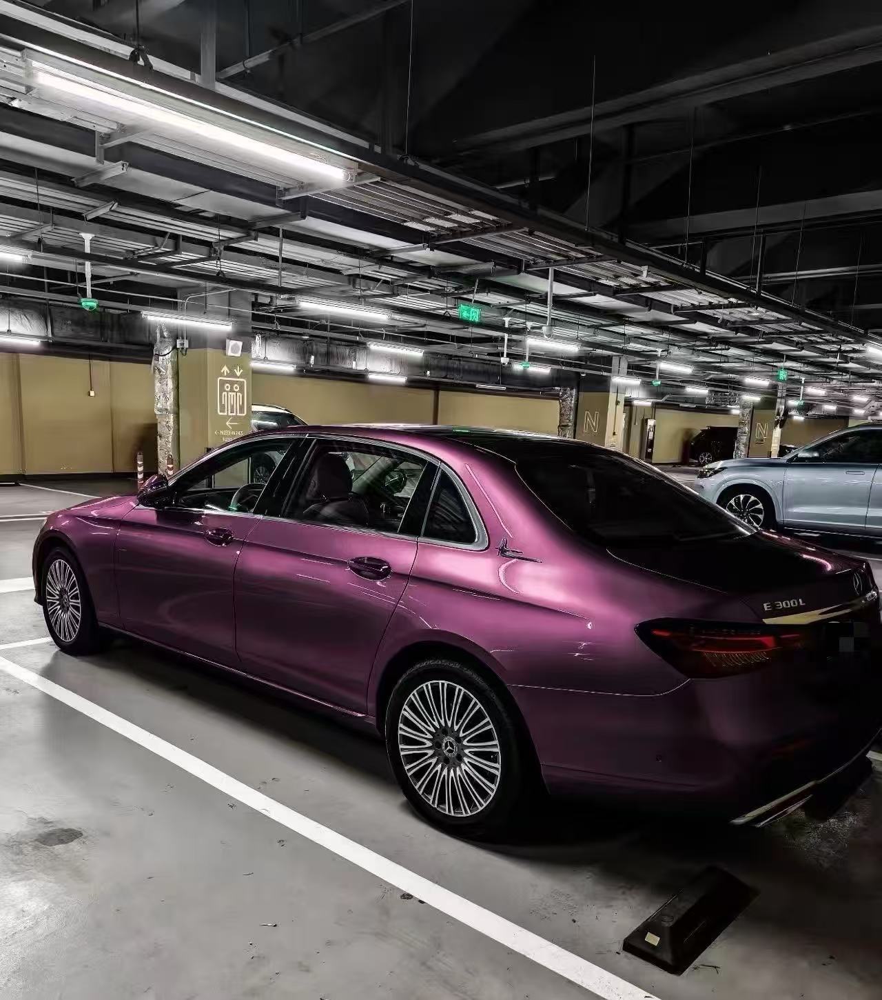 PET Glossy Metallic - Siberia‌ Purple Vinyl Wrap Sticker 56FT x 5FT / 17meter x 1.5Meter