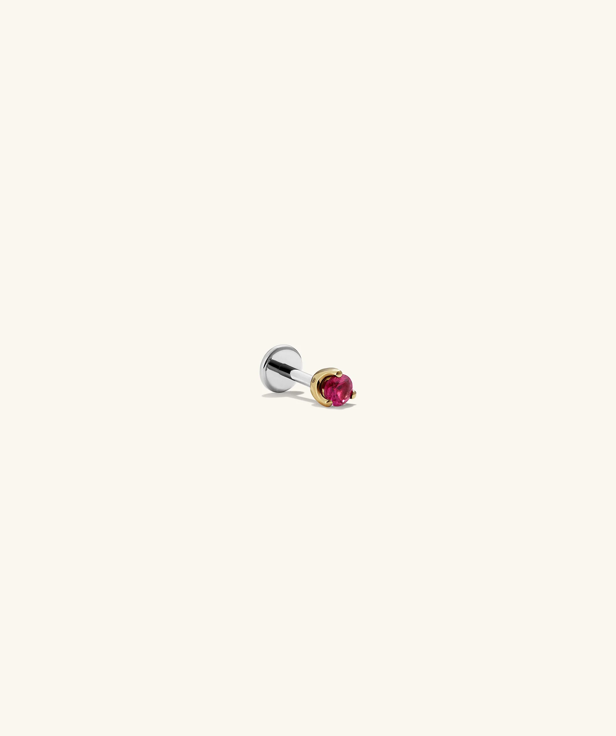 Piercing Studio - Single Gemstone Mini Flat Back Stud