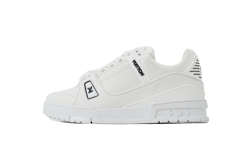 Pkkicks God Batch Louis Vuitton Sneakers White Nigo Collaboration (NFC)