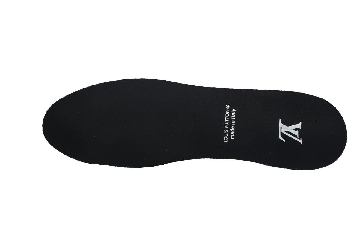 Pkkicks God Batch LOUIS VUITTON Trainer All Black Embossing 1AARER