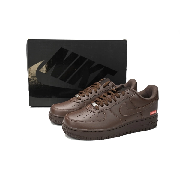 Supreme x Air Force 1 Low  Baroque Brown  CU9225-200