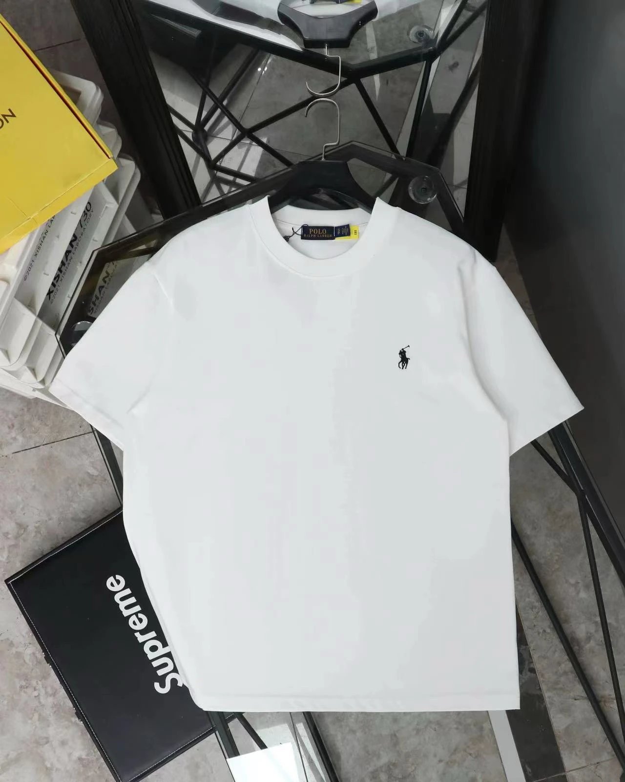 Multi-Color Polo Ralph Lauren Pony Logo Crewneck T-Shirt Combination Link