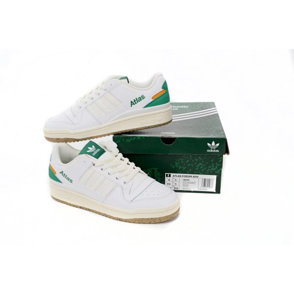 Atmos x adidas Forum Low White Gree HQ6996