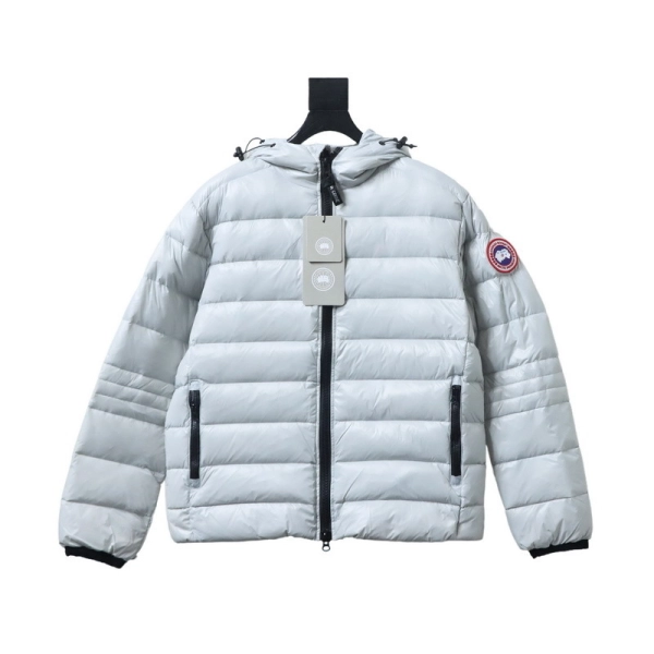 Canada Goose Puff Checkered Down Jacket White