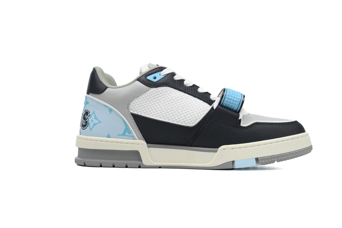 Pkkicks God Batch LOUIS VUITTON Trainer Black Blue