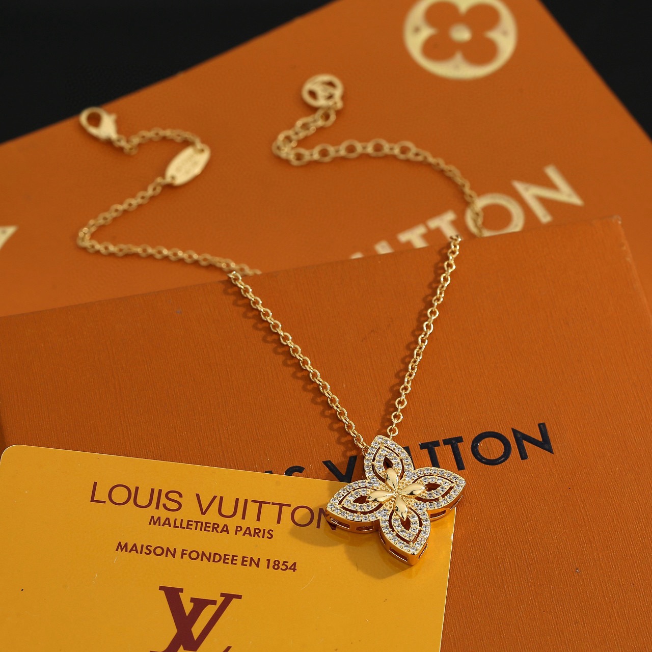 Louis New Letter necklace