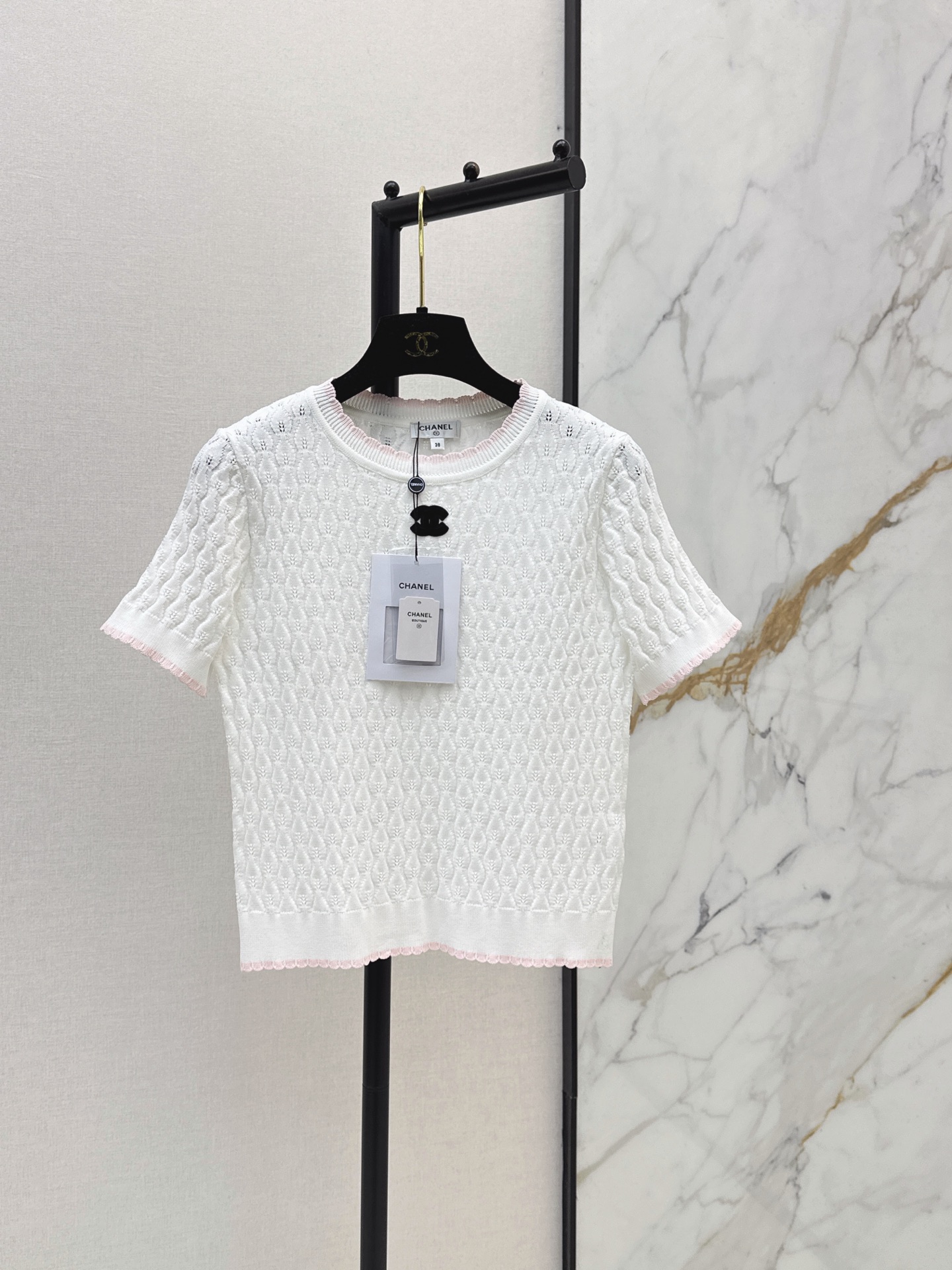 Chan New Knitted short-sleeve