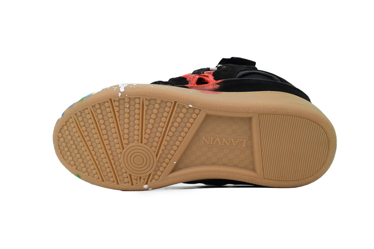 Lanvin Leather Curb x Gallery Dept Paint Drip Black Multi