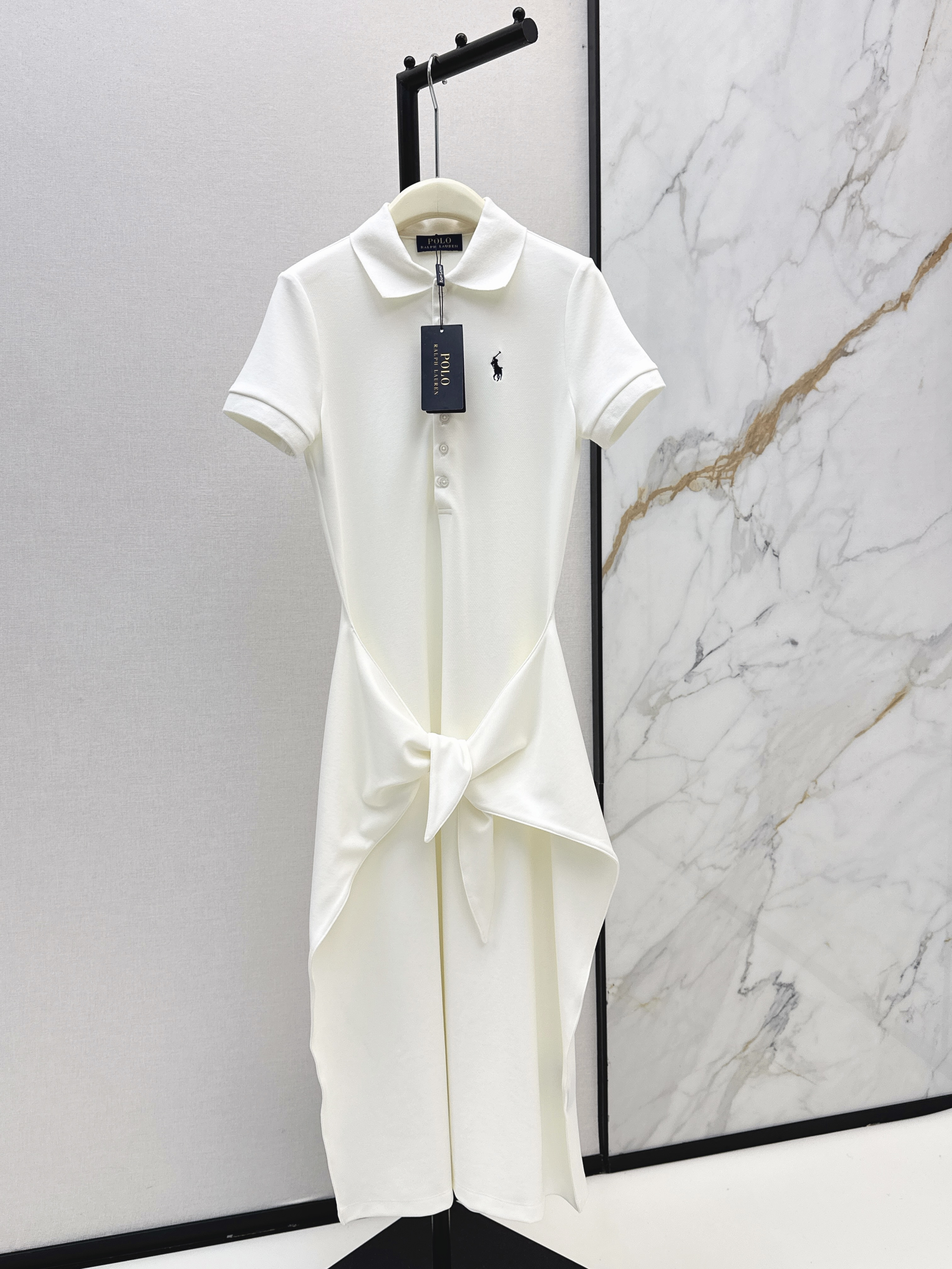 Ral New Tie-waist polo dress