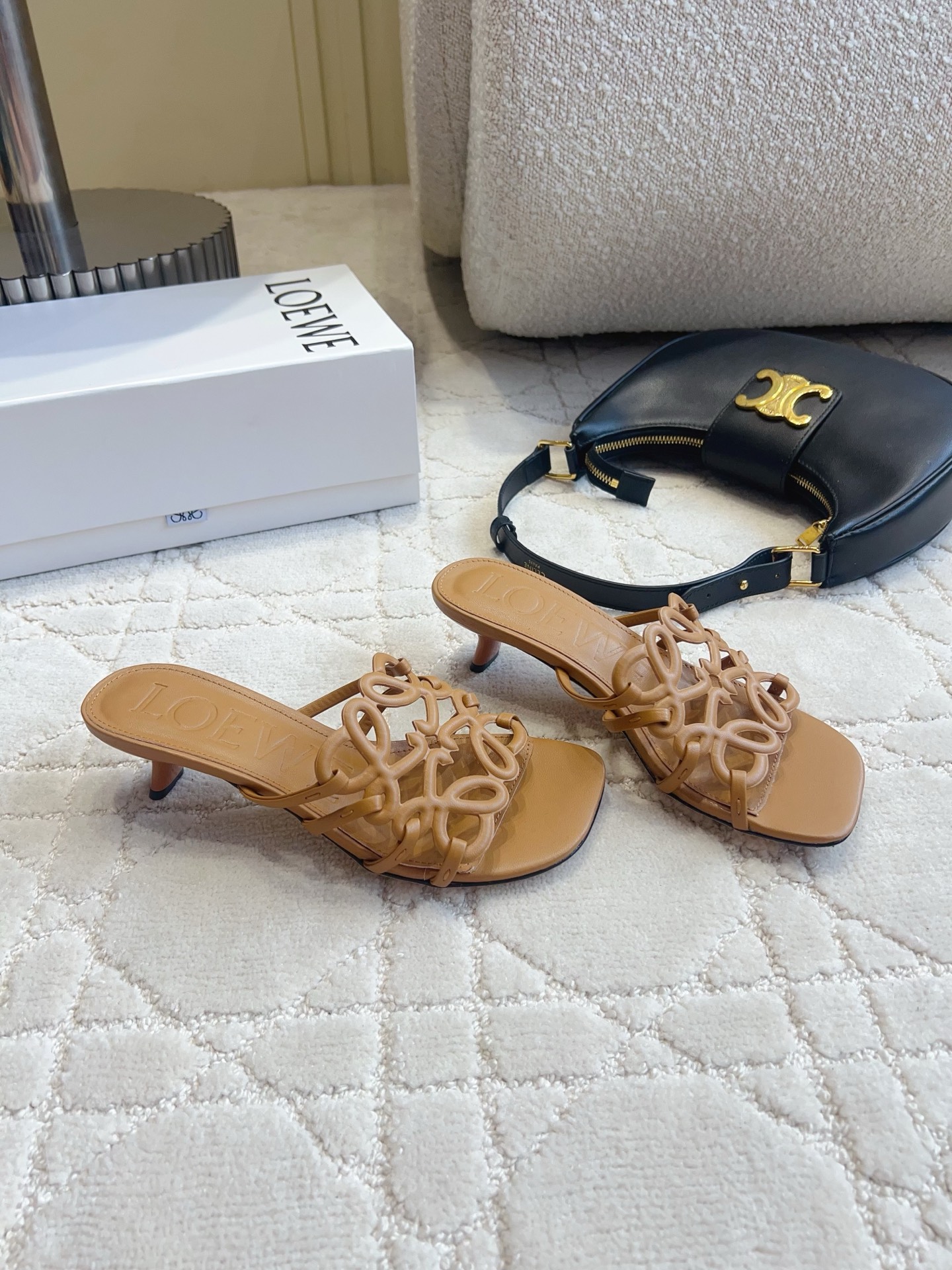 Loew New Woven Square-Toe Slippers