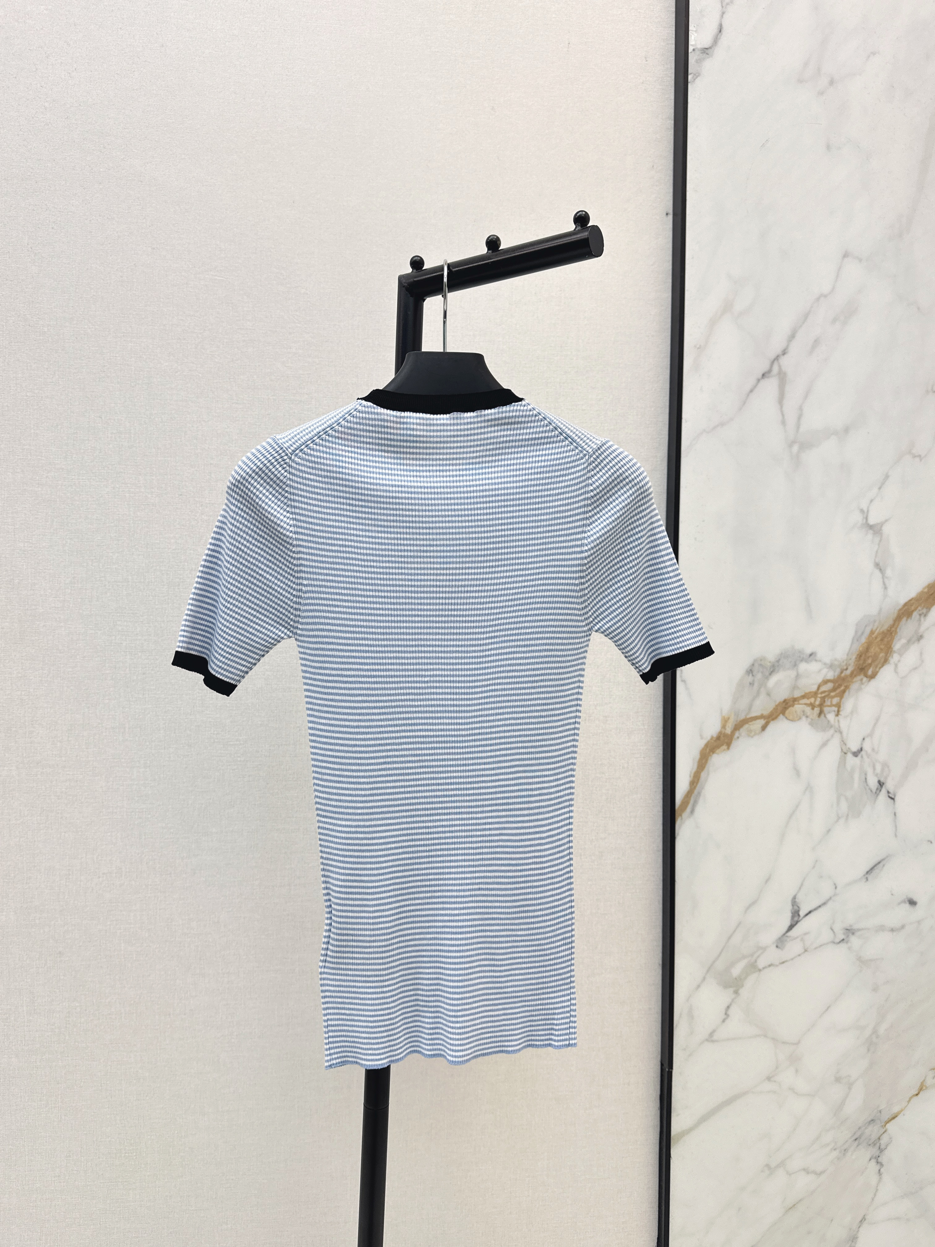 Pra New striped knitted top