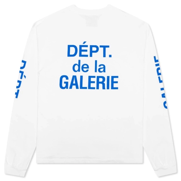 Gallery Dept. French Collector LS Tee White Blue