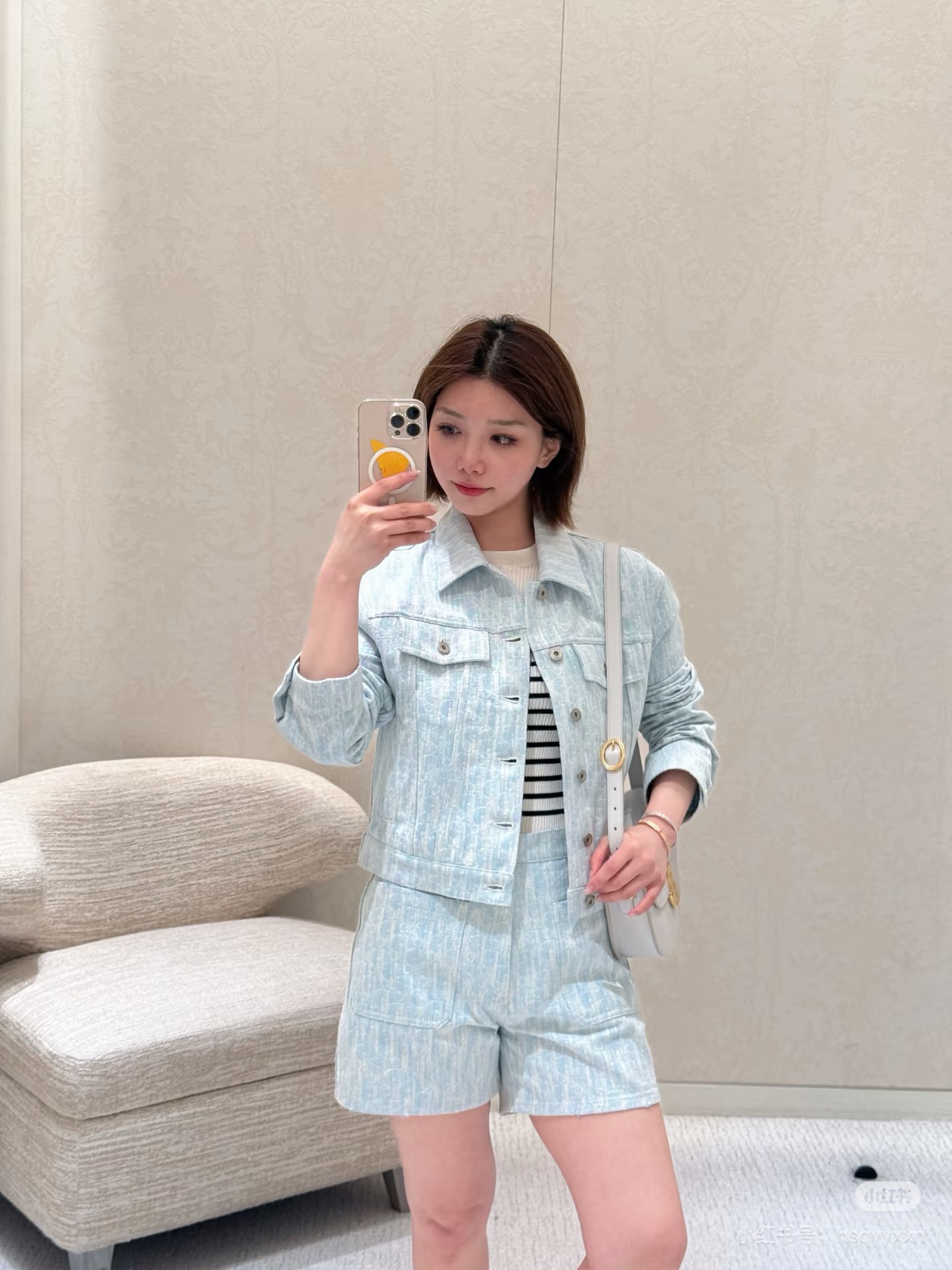 CD New Jacquard Denim Jacket