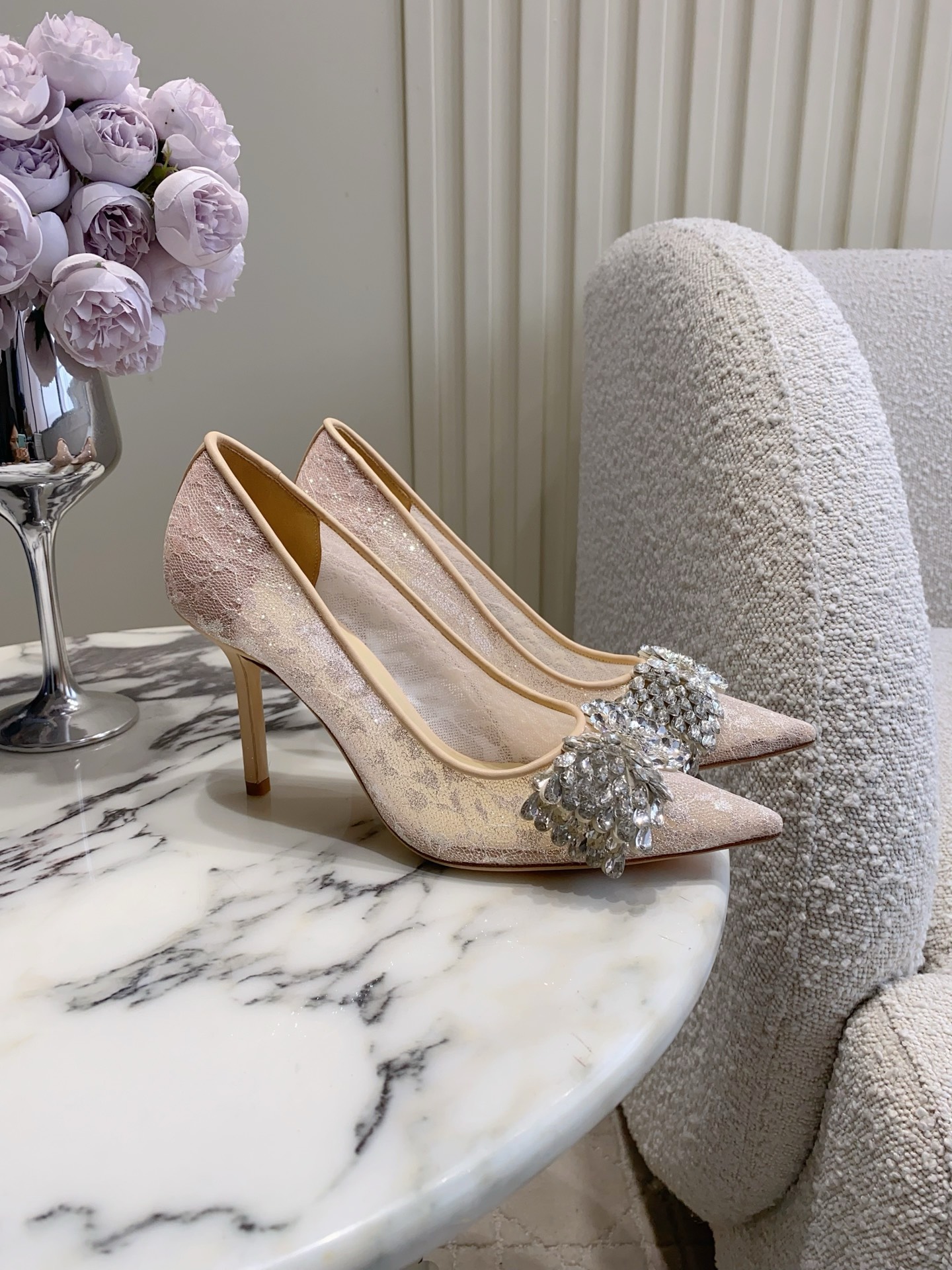 Jimmy  New High-heeled 10cm sandals